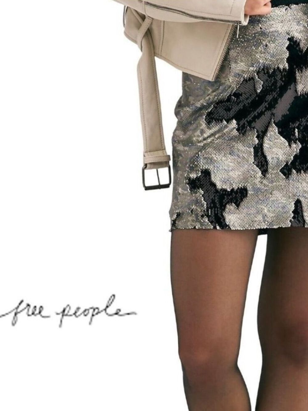 NWT $128 FREE PEOPLE SEQUIN SKIRT - Create Your Own Look - Multiple Sizes